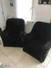 Canapé et fauteuils velours