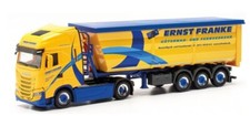 HERPA - Camion avec benne bâchée 3 essieux ERNST FRANKE - IVECO S-Way 4x2 - 1...