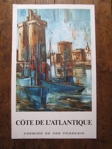 Affiche côte atlantique - affiche, de