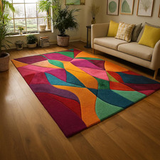 Tapis moderne abstrait