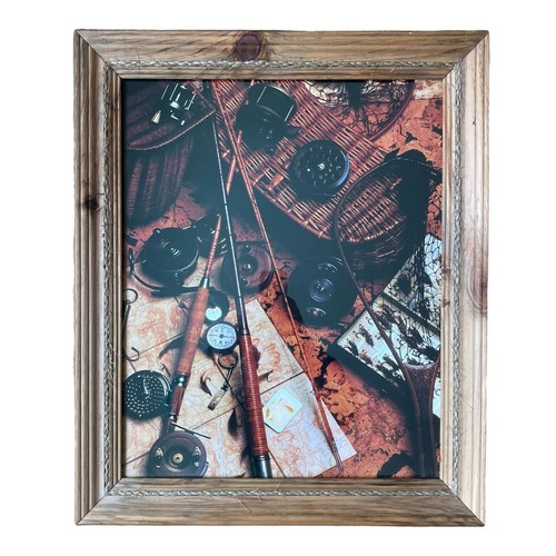 Fly fishing poster art - poster, in