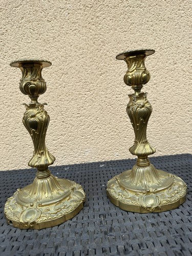 Picard paire bougeoirs - h.picard, de