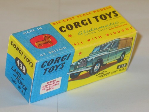 Corgi toys 438 boite - boite, copie