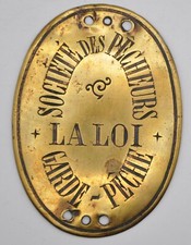 Plaque métier société - de,