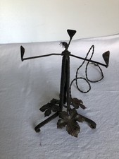 Pied de lampe Art Nouveau fer