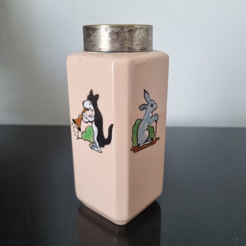 Longwy 1920 vase - longwy, en