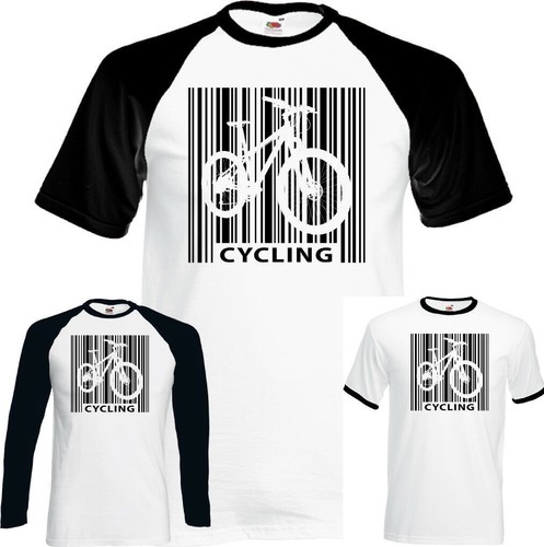 Cyclisme code barres hommes - cyclisme,
