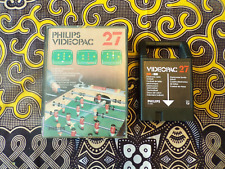CARTOUCHE JEU PHILIPS VIDEOPAC 27-FOOTBALL de TABLE électronique-BOÎTE-NOTICE