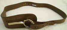 - AUTHENTIQUE  ceinture JACQUELINE RIU  cuir TBEG  vintage 