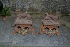 Chenets aux lévriers