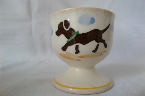 Coquetier ancien faience - ancien, en