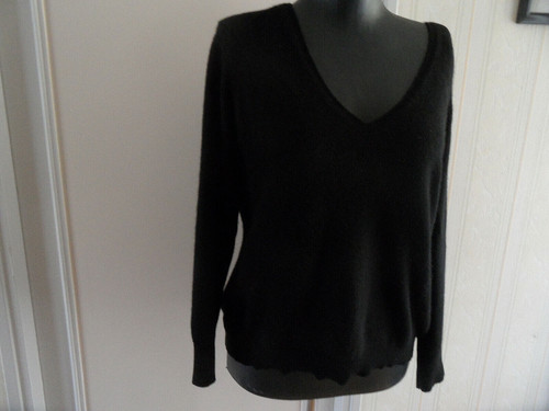Pull noir col - pull,