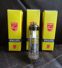 x3 ampoule Lampe Tube TSF Philips RTC PCL 200 / pour poste radio / ancien stock