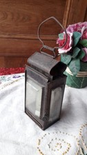 Rare Ancien Quinquet à Pétrole 1900 Lampe à Main Lanterne de Vélo Collection