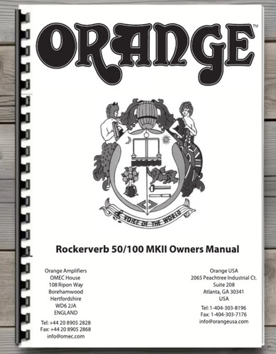Orange rockerverb 100 mkii - orange,