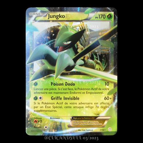 Carte pokémon jungko 98 - pokémon, 7/98