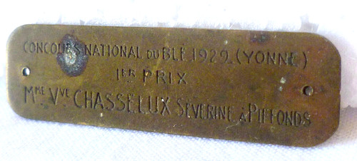 Curieuse plaque agricole - curieuse,