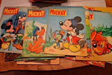 lot de 39 bd revue JOURNAL DE MICKEY 1956-1957 entre n° 210 & 285