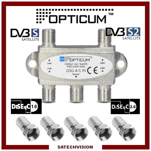 Commutateur diseqc opticum - commutateur,