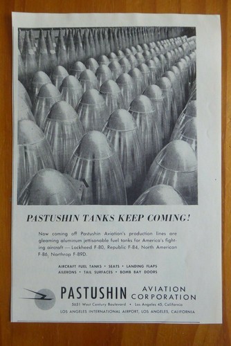 1952 pub pastushin - pastushin, aviation
