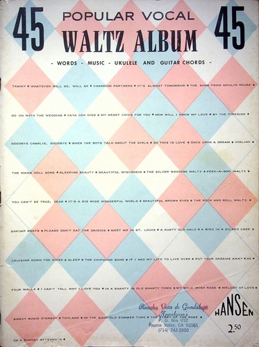 Vintage popular vocal waltz - vintage,