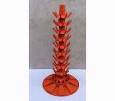 Egouttoir à bouteille - vintage - Hérisson - 81 Bouteilles - Plastique - 1970