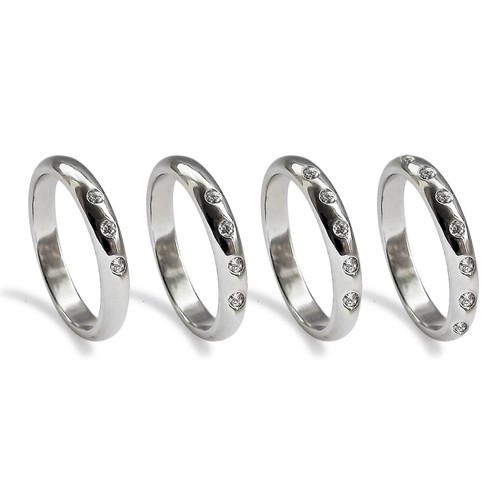 Bagues mariage platine - bagues,