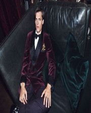 Veste De Fumée Burgundy Pour