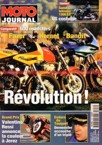 Moto journal 1316 honda 600 - honda,
