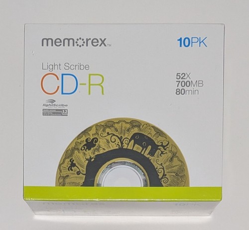 Memorex pack lightscribe - memorex, 10-pack