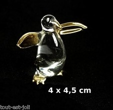 magnifique pingouin en verre