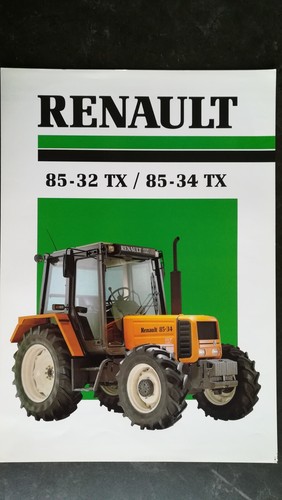 Brochure tracteur renault - brochure,
