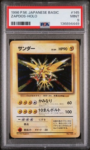 Psa zapdos pokemon old - psa,