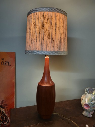 Lampe teck danoise esa - teck, made