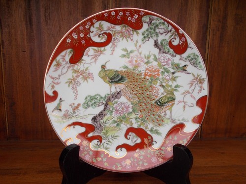 Assiette murale decoree main - murale,