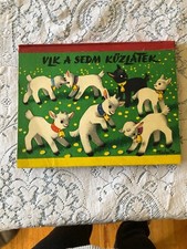 V. Kubasta Wolf Seven Kids (Vlk A Sedm Kuzlatek) 1969 Pop Up Book