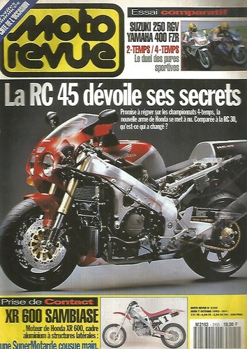 Moto revue 3105 honda - n°3105, rc