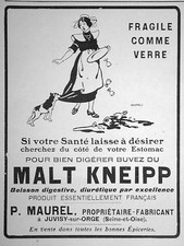 PUBLICITÉ MALT KNEIPP SI