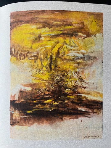 Zao wou gravure signée - wou-ki, :