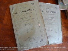 machines à vapeur 2 vol gravures l'ingénieur chaudière train  Debauve XIXème