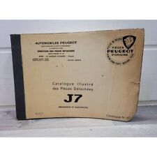 Peugeot J7 essence et Diesel - Catalogues pieces detachees de 1972