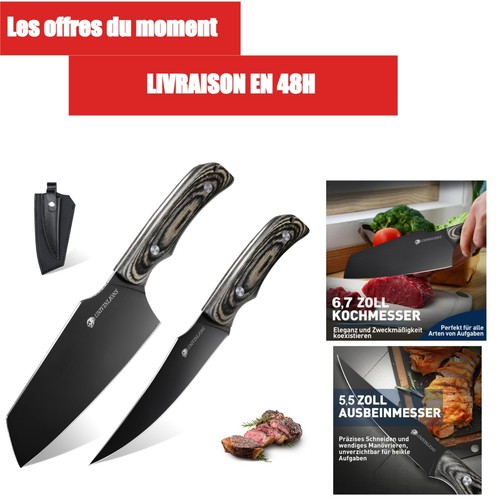 Set couteaux de - couteaux, cuisine