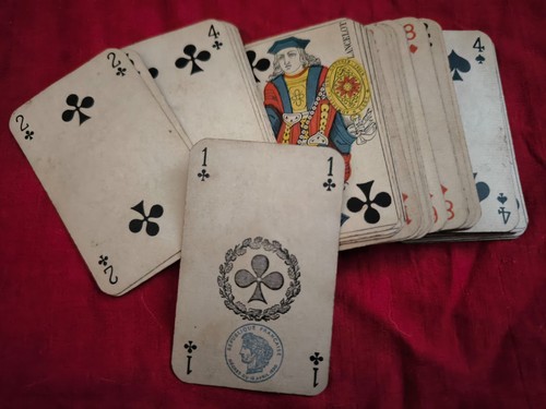 Jeu cartes tampon taxe - jeu, de