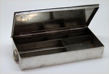 Boîte à plumes en métal argenté (James Dixon & Sons)