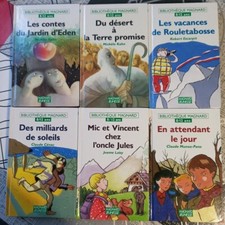 Lot De 6 Livres Bibliothèque