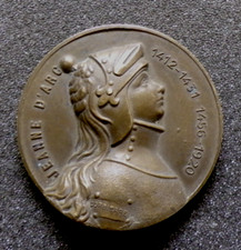 médaille bronze JEANNE D' ARC