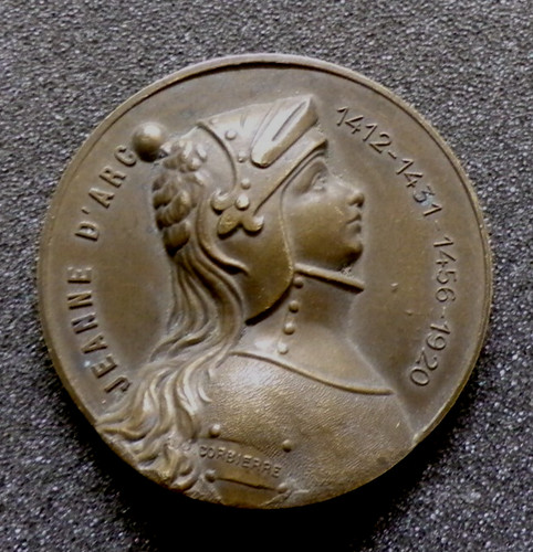 Médaille bronze jeanne - médaille,