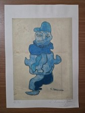 Reproduction Originale Lithographie Chaissac - "Clown" - N°16/20