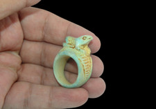 Rare bague grenouille ancienne