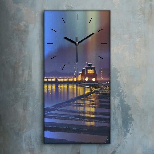 Horloge murale sur - , 30x60